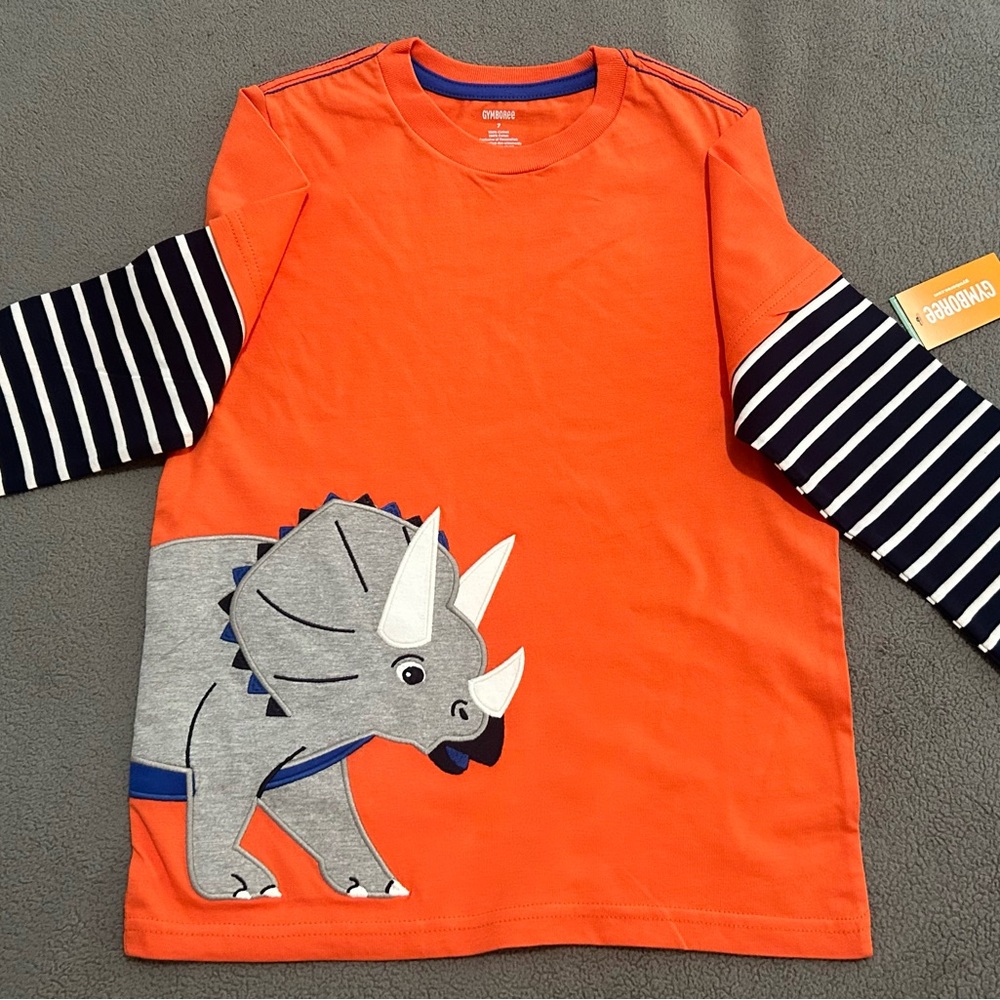 NWT Gymboree Dinosaur Dino Dude Long Sleeve Shirt